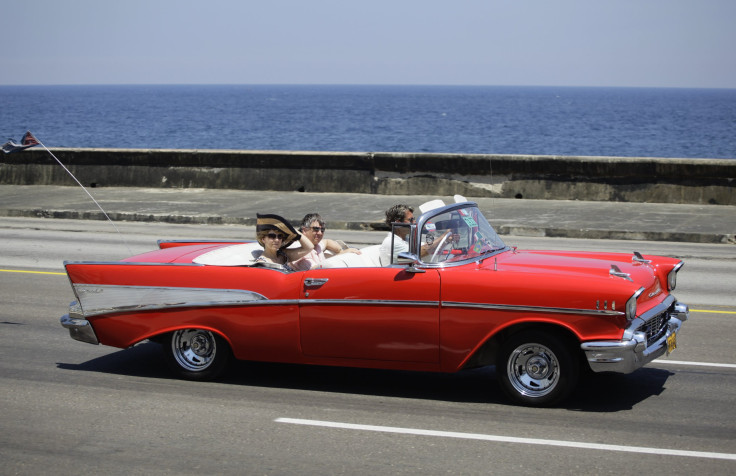 American tourists in Cuba