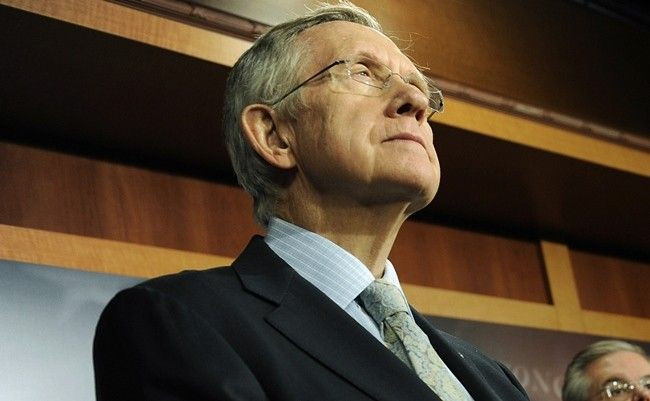 U.S. Senate Majority Leader Harry Reid (D-NV) listens during a news conference at the U.S. Capitol in Washington, December 18, 2010.