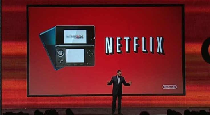 Nintendo said Netflix will be available on the Nintendo 3DS gaming console. 