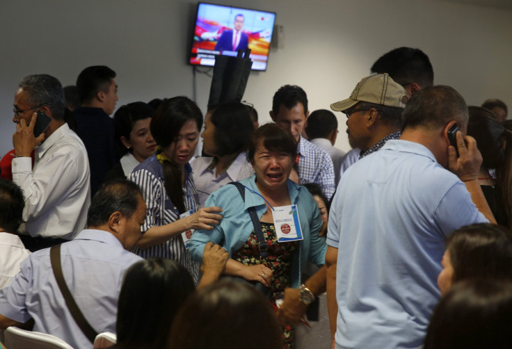 Relatives react to the debris being found in the Java Sea