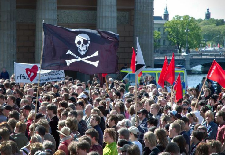 Pro piracy demonstration