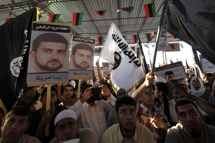 Abu Anas al-Libi protests