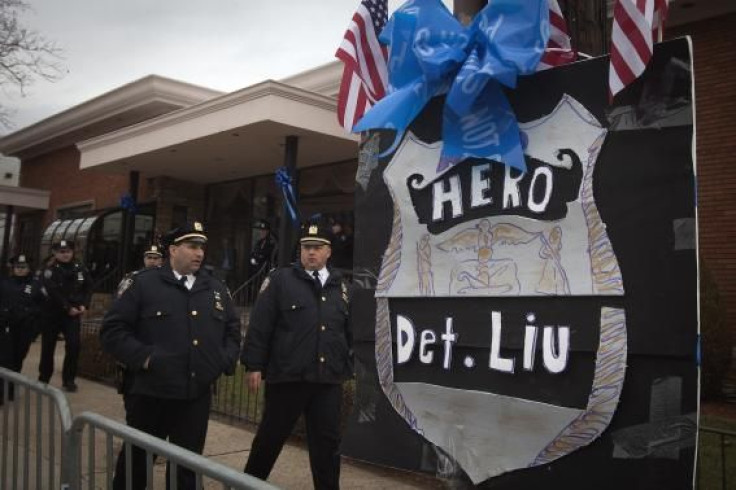 Liu funeral NYPD
