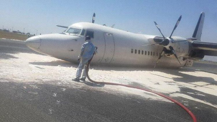 The aircraft crash landed at Nairobi Airport