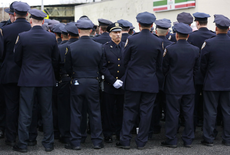 NYPDProtest_WenjianLiuFuneral