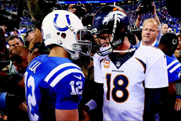 Andrew Luck Peyton Manning