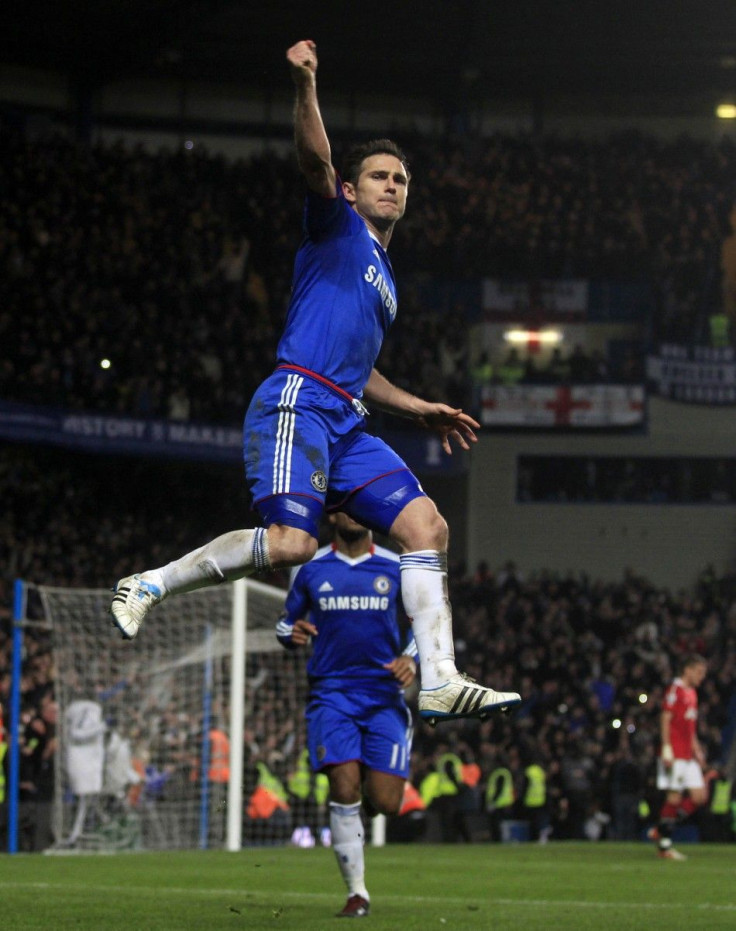 Frank Lampard scored the winner from the spot against Manchester United.