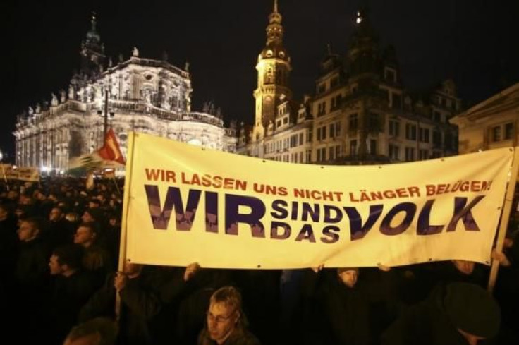 Anti-immigration protest in Germany