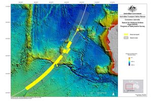 MH370 Bathymetric survey map