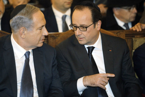 Netanyahu Hollande