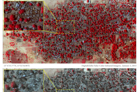 Boko Haram Baga Attack Satellite Images 