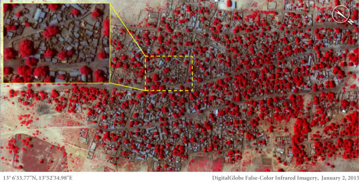 Boko Haram Baga Attack Satellite Images 