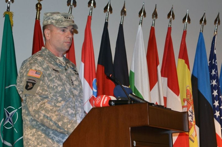 Lt. Gen. Frederick Hodges At A NATO Ceremony