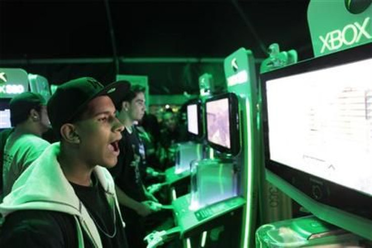 Gamers play &quot;Call of Duty: Modern Warfare 2,&quot; at a pre-release event held in New York