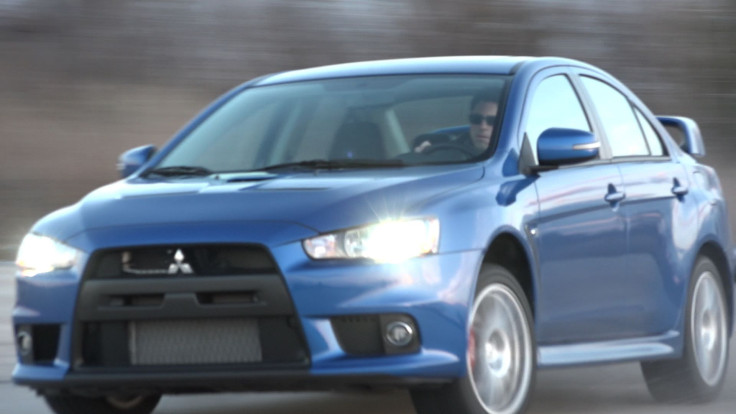 Evo X sideways