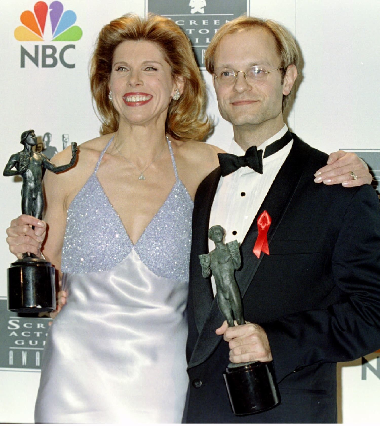 Christine Baranski and David Hyde Pierce  1996