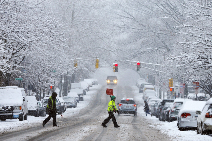 Cambridge winter snow