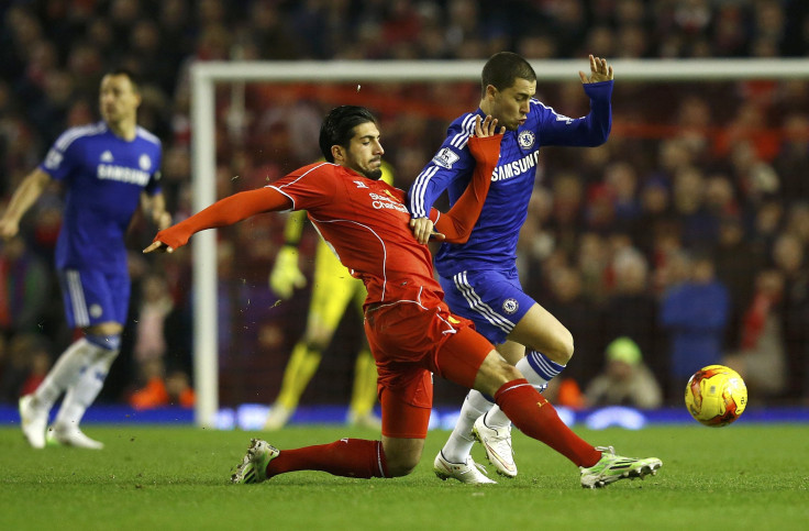 Liverpool-Chelsea, Emre Can, Eden Hazard