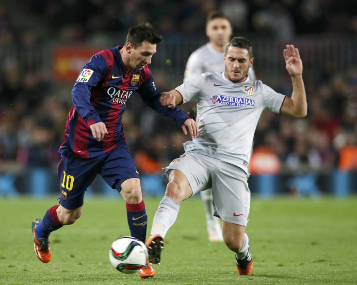 Lionel Messi, Koke, Barcelona Atletico Madrid