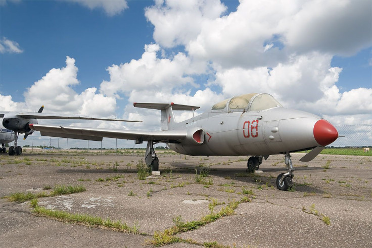 L-29 At Kaunas Airport in Lithuania