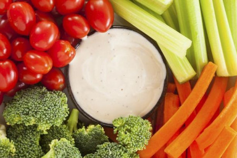 Vegetable Tray With Dip