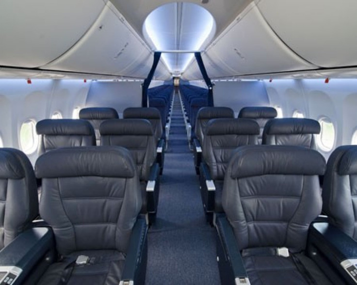 Boeing celebrates the delivery of the first Sky Interior 737-700.