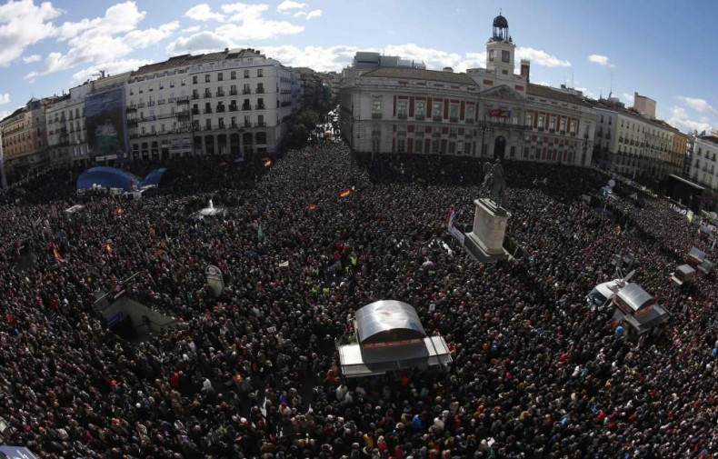 Podemos rally in Madrid
