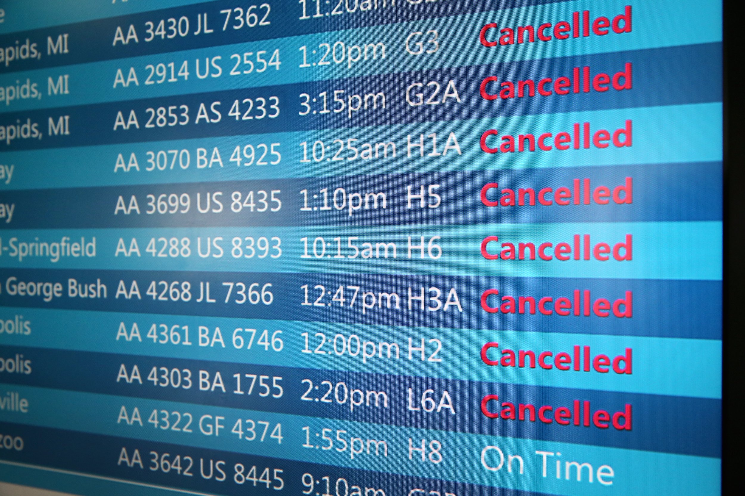 More Than 5000 Flights Canceled In The Us By Winter Storms In Midwest Northeast Ibtimes 4054