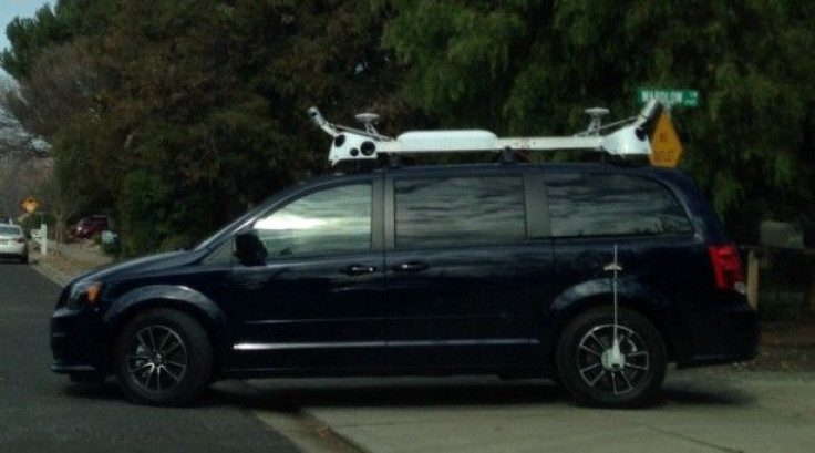 apple google maps street view self driving car