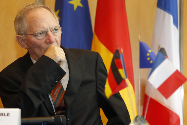 German Finance Minister Wolfgang Schäuble.