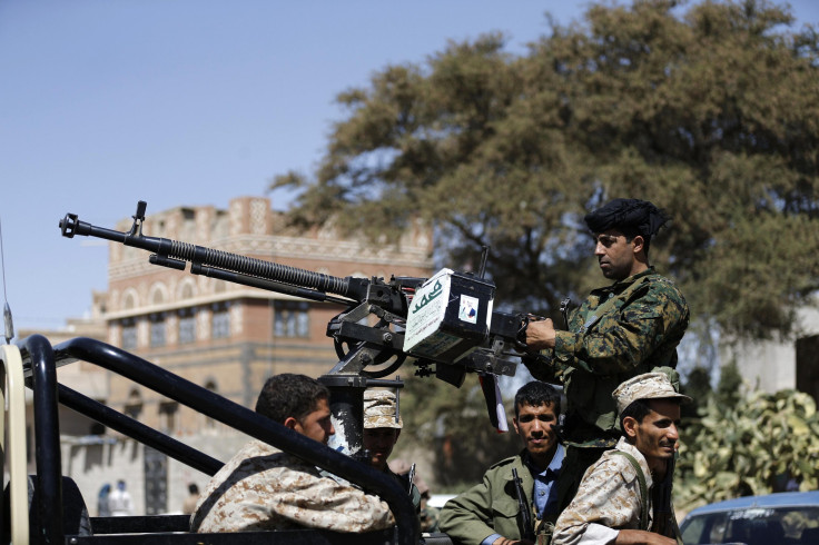 Houthi fighters in Yemen