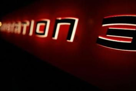 The logo of the Sony Playstation 3 is pictured at a party held by Sony celebrating the new Playstation 3 game console in Berlin