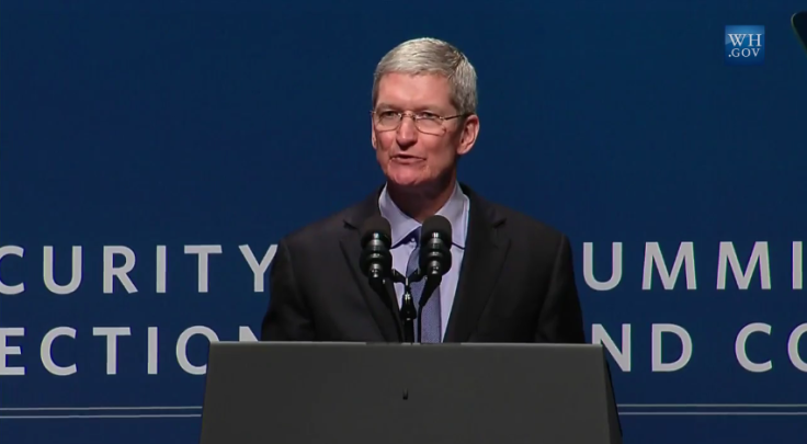 Tim Cook White House Cyber Security Summit