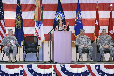 Secretary_of_State,_Kate_Brown,_addresses_service_members_of_Charlie_Co