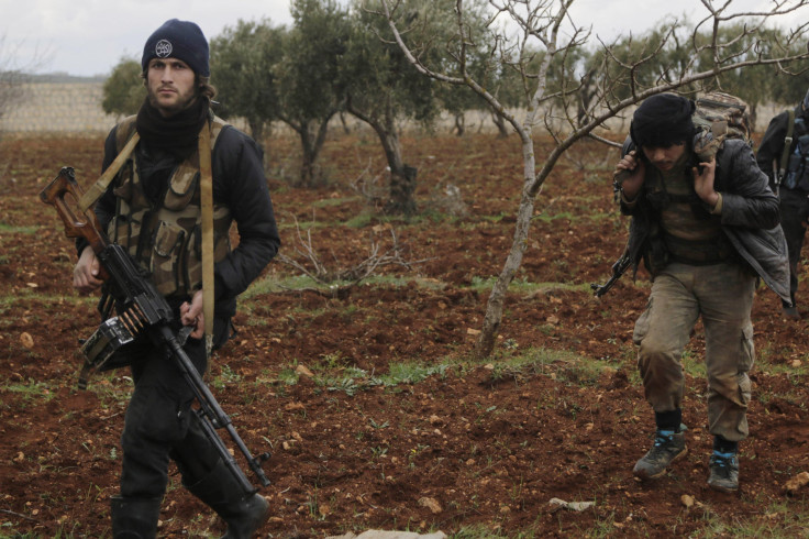 village north of Aleppo