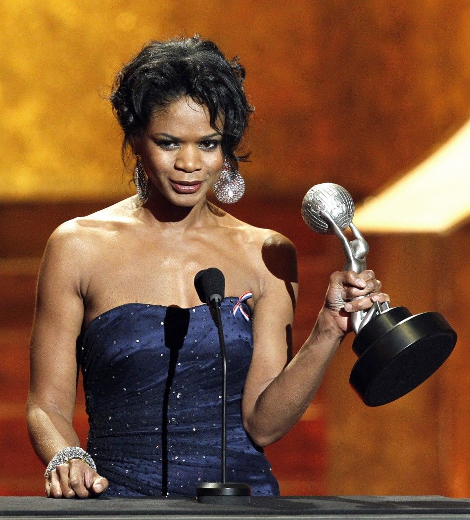 Actress Kimberly Elise accepts the award for Outstanding Supporting Actress in a Motion Picture for For Colored Girls at the 42nd Annual NAACP Image Awards at the Shrine auditorium in Los Angeles March 4, 2011. 