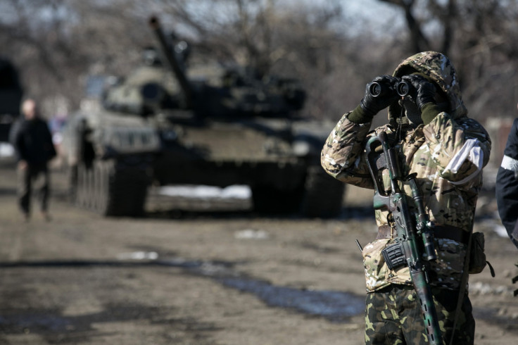 Russian-backed rebels near Debaltseve