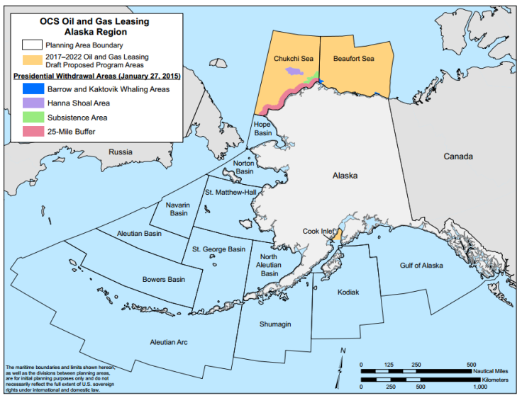 Arctic Drilling Map