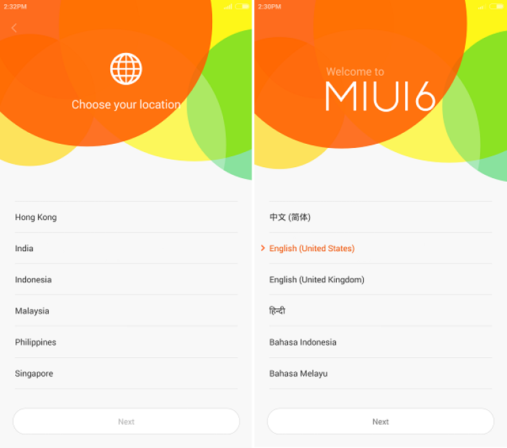 xiaomi miui start up