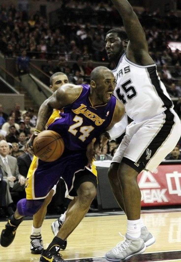 Kobe Bryant has struggled against the Spurs