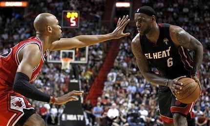 LeBron James and the Heat are struggling.