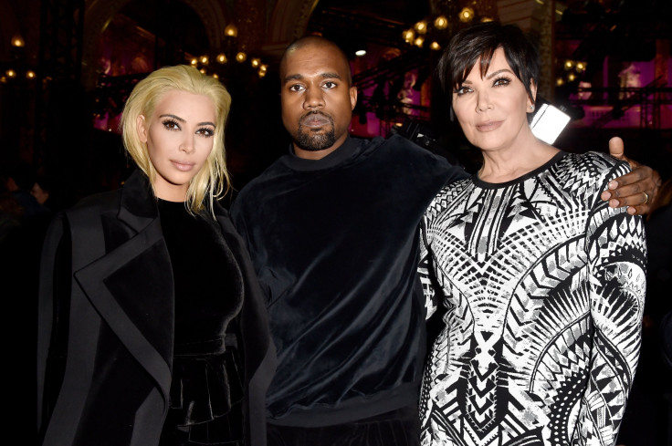 Kim Kardashian Kanye West Kris Jenner