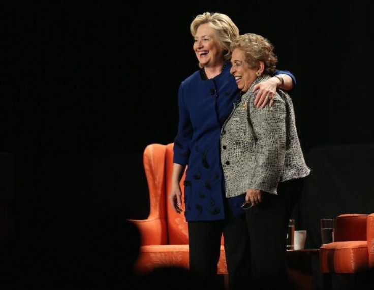 Hillary Clinton and Donna Shalala