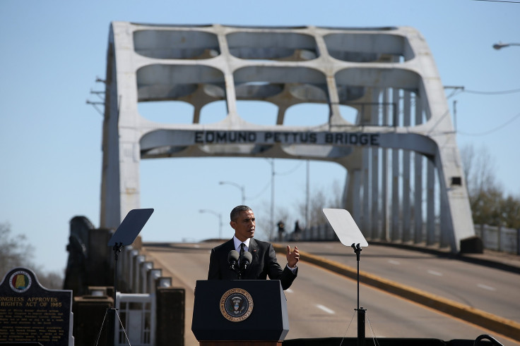 President Barack Obama in Selma, Alabama