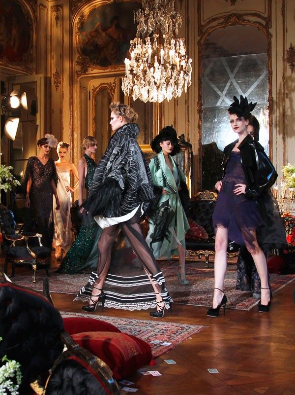 John Galliano fashion show at Paris Fashion Week
