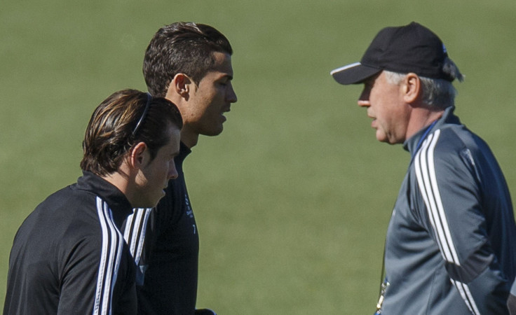 Cristiano Ronaldo, Gareth Bale, Carlo Ancelotti