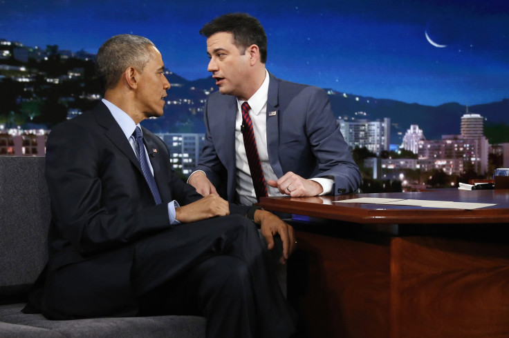 U.S. President Barack Obama on Jimmy Kimmel Live