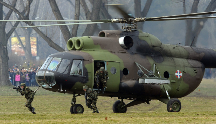 Serbian military helicopter carrying sick child crashes