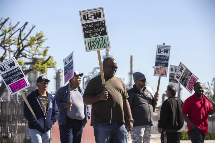 oil refinery strike