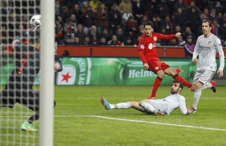 Hakan Calhanoglu Bayer Leverkusen  2015 UCL